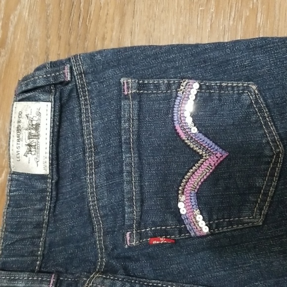 (12) Levi's Denim Skinny Youth Girl's Farmhouse Western Country Rodeo Jeans Wow - Picture 6 of 7